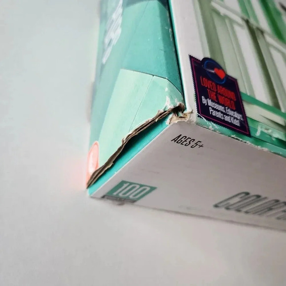 KEVA PLANKS Teal Maple Learn Stack Build Brain Toy 2013 Mindware Precision Green - Picture 3 of 16